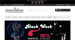 Desktop Screenshot of lenceriamericana.es